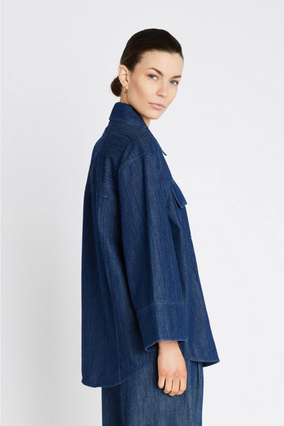 Heartmade Manel Skjorte, Dark Blue